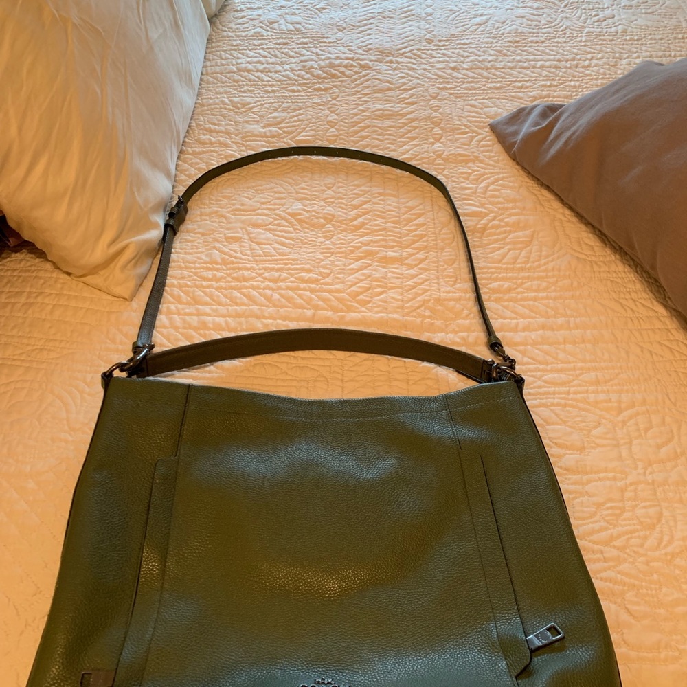 Vintage Coach Army Green/Olive Green Handbag